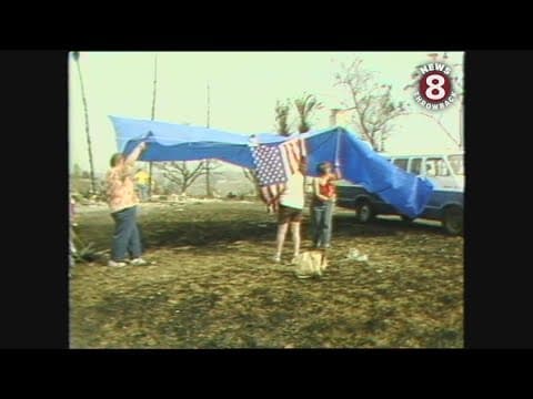 San Diego community- Normal Heights fire aftermath 1985