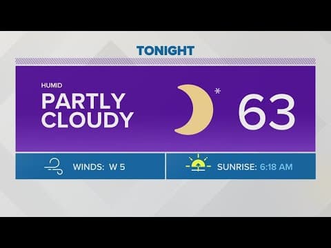 Storms tracking toward parts of central Ohio Monday night | Monday evening forecast - July 17, 2023