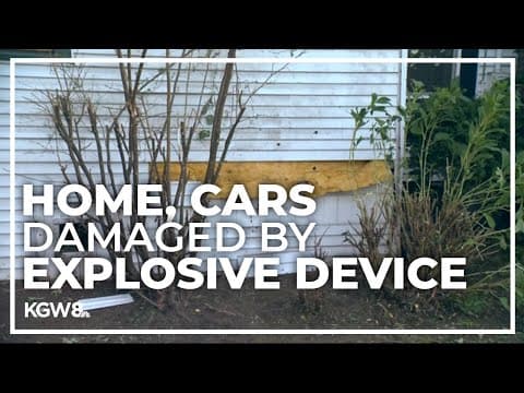 Explosive device damages a home and multiple cars in McMinnville