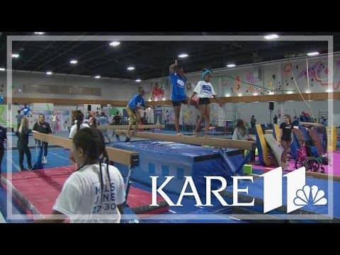 USA Gymnastics brings flips, jumps and tumbles to Minneapolis kids ahead of Olympic trials