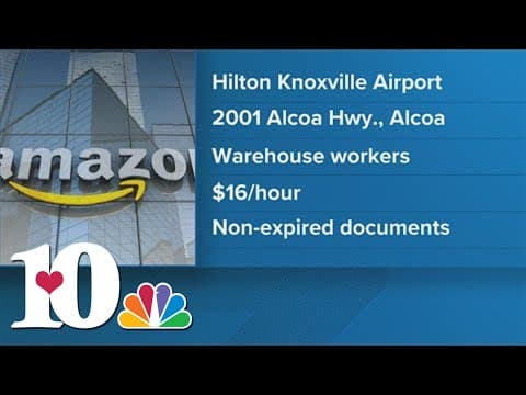 Amazon to host job fair at Hilton Knoxville Airport