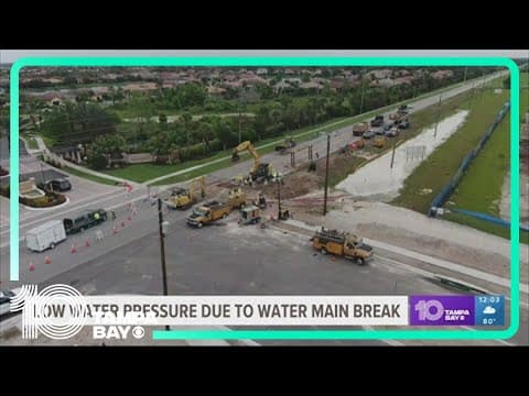 Contractor drills hole into water main line in Venice