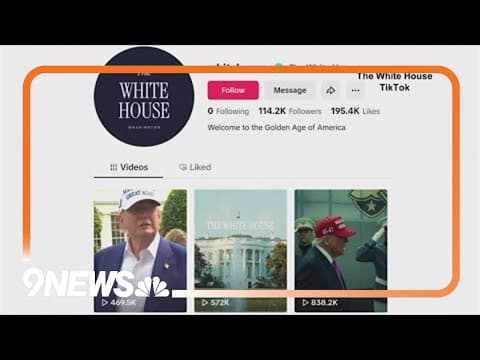 White House makes TikTok account