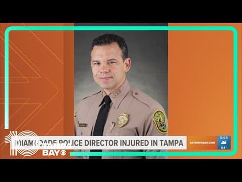Miami-Dade police director critically hurt in Tampa area, agency says