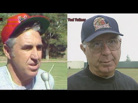 San Diego State University Aztecs football practice 1978 and 2000