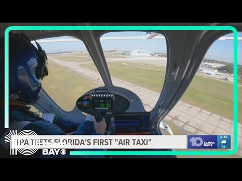 TPA tests Florida's first "air taxi"