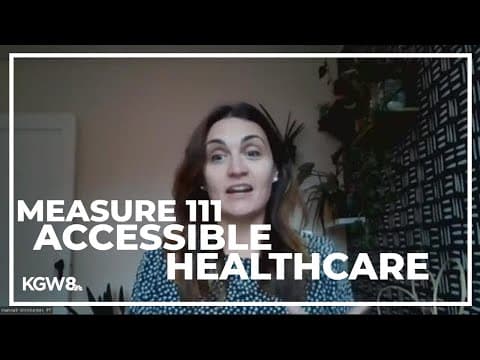 Measure could make Oregon the first state to ensure health care access for all