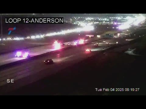 Traffic Alert: Loop 12 closed, traffic diverted to the service road