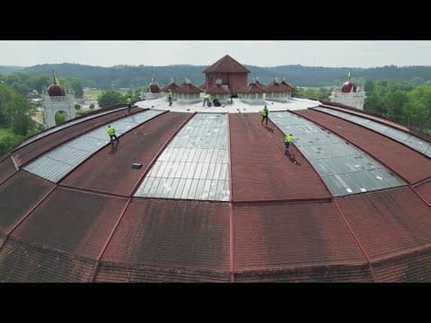 After the Storm: Repairing historic dome on West Baden Springs Hotel