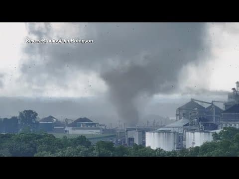 Severe tornado hits Indiana as Beryl hits East Coast