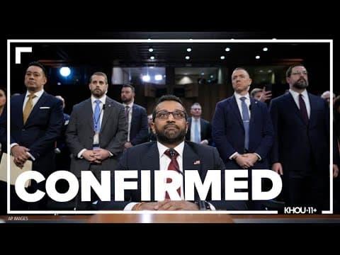 Breaking: Kash Patel confirmed as FBI director