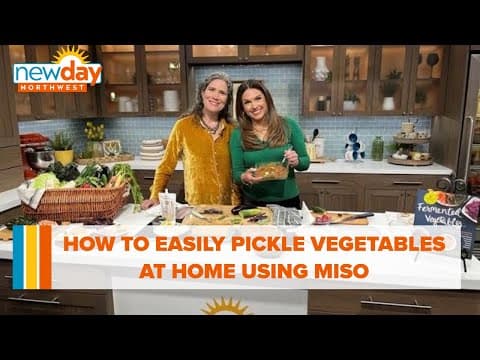 How to easily pickle vegetables at home using miso - New Day NW