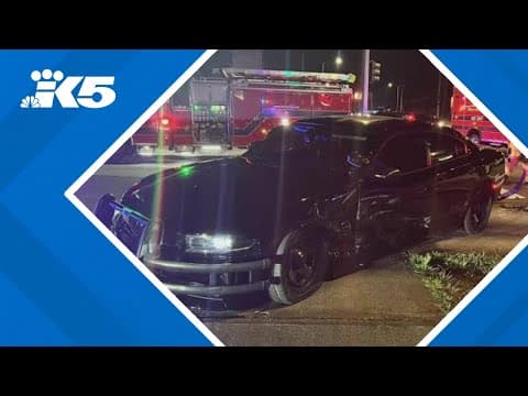 Thurston County sheriff hit in suspected DUI crash