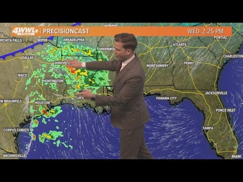 New Orleans Weather: Strong cold front brings a rainy Thursday morning