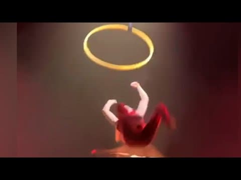 WATCH: Cirque du Soleil performer falls from hoop during Oregon show
