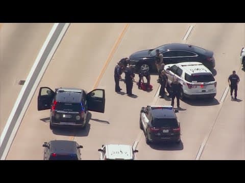 Woman arrested after hour-long chase in Houston area