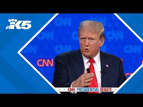 2024 presidential debate: Trump says Russian invasion wouldn't have happened under his watch