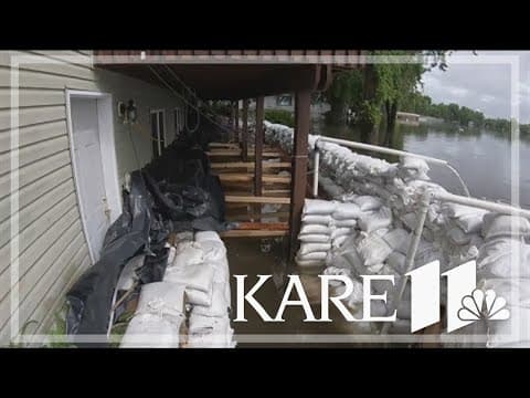 Heavy rain bringing unease to many after major flooding this summer