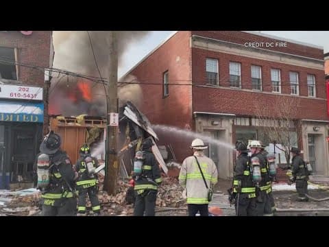Convenience store explodes in DC, 1 person injured