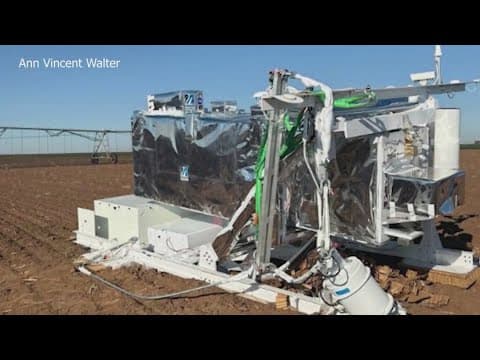 Giant piece of NASA research equipment lands on West Texas farm