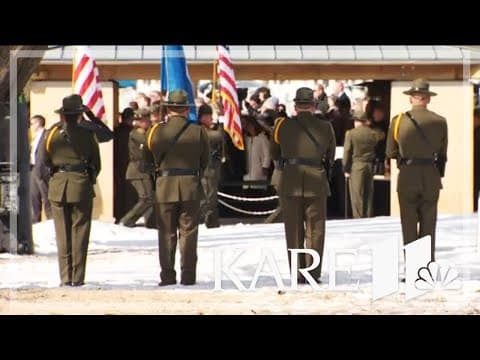 Border Patrol agent killed in suspected cult shooting laid to rest with military honors in MN