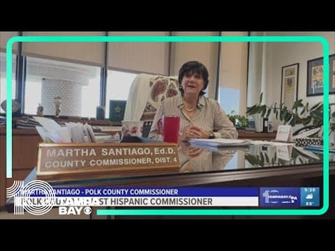 Polk County's only woman commissioner defies odds as the first Hispanic commissioner