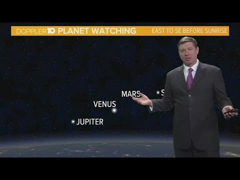 Skywatch: Find the 5 'naked eye' planets this week