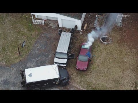 Man who shot at police arrested after two day manhunt in Daleville