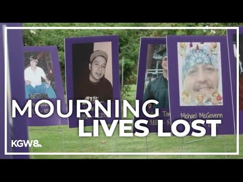 Memorial brings Vancouver community together to remember people lost to fentanyl overdoses