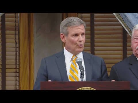 Governor Bill Lee reacts to universal school voucher bill passing