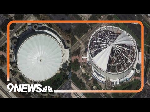 Satellite photos capture damage from Hurricane Milton