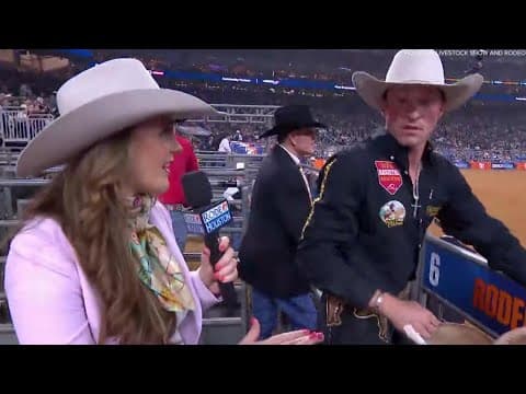 You may have noticed a new face at RodeoHouston this year. Here's what to know about Janie Johnson