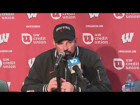 Ryan Day postgame interview | Ohio State-Wisconsin