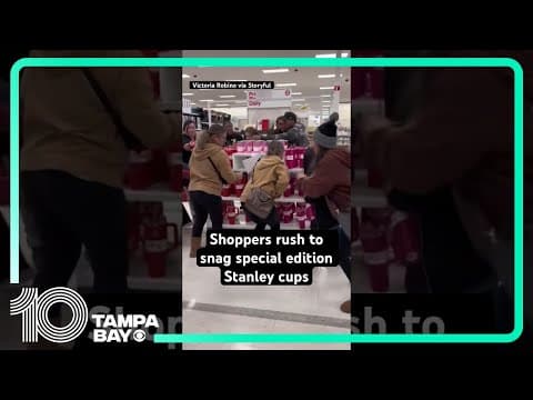 Starbucks Stanley Cup craze: Shoppers rush to snag special edition Stanley Cups from Target