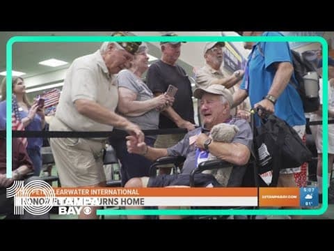 Honor flight returns home