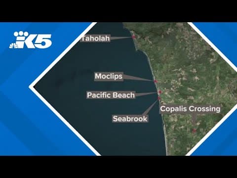 More than 2K customers without power after vandals destroy transmission pole on Washington coast