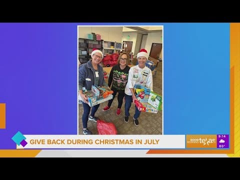 Give Back During Christmas in July