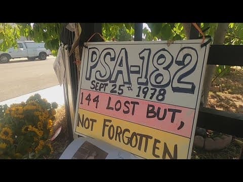 45 years later | San Diego remembers the tragedy of PSA Flight 182