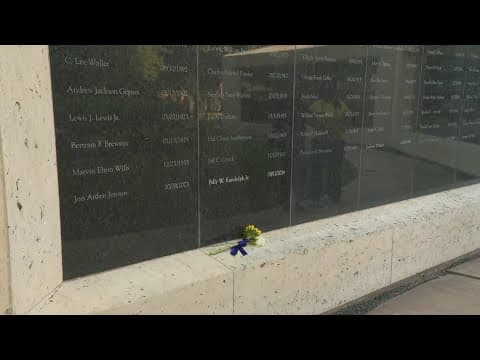 Fort Worth PD honoring fallen sergeant by engraving his name on city's memorial wall