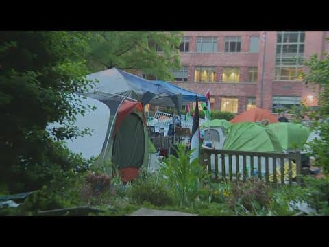 George Washington University encampment expands as protests continue