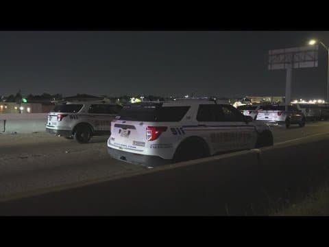 Louisiana murder suspect dies after running into Beltway 8 traffic during chase in Harris County