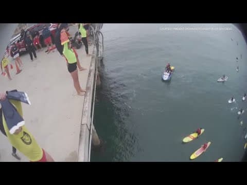 Junior lifeguards take a leap to help save lives