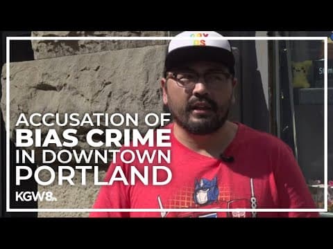 Downtown Portland business owner says his family was the target of a hate crime