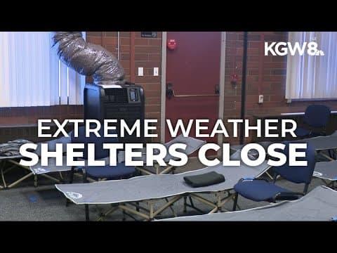 Multnomah County closes overnight warming shelters