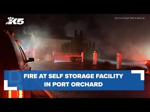 Fire at self storage center in Port Orchard