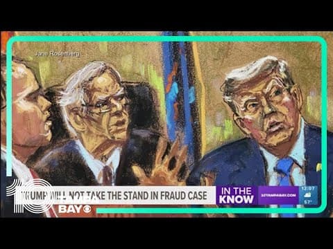 Trump says he won't testify again at his New York fraud trial. He says he has nothing more to say