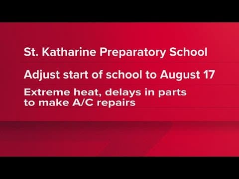 New Orleans High School delays opening for a week due to AC problems