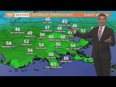 New Orleans Weather: Cooler weekend in store