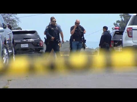 An ongoing manhunt for suspect who shot San Diego police officer in Chollas Creek