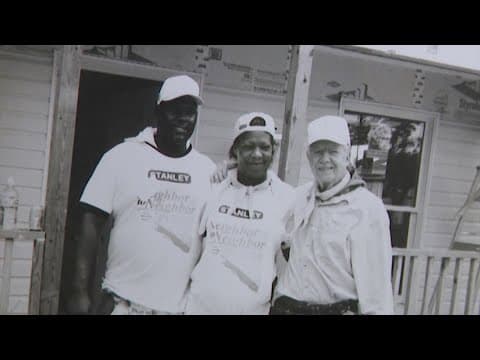 Couple recalls building Houston Habitat for Humanity home alongside former President Carter
